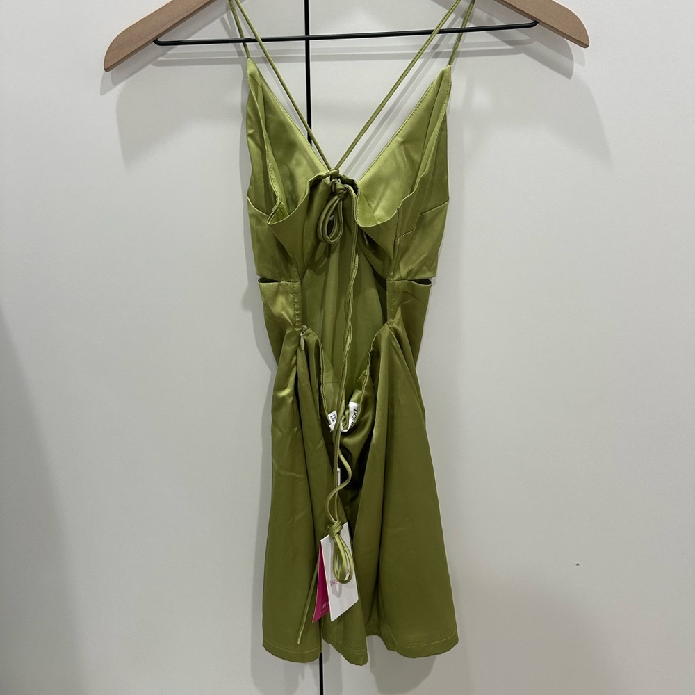 Sylvester Mini Dress Green - Picture 5 of 6
